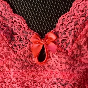 Victoria’s Secret Neon Coral Chemise
